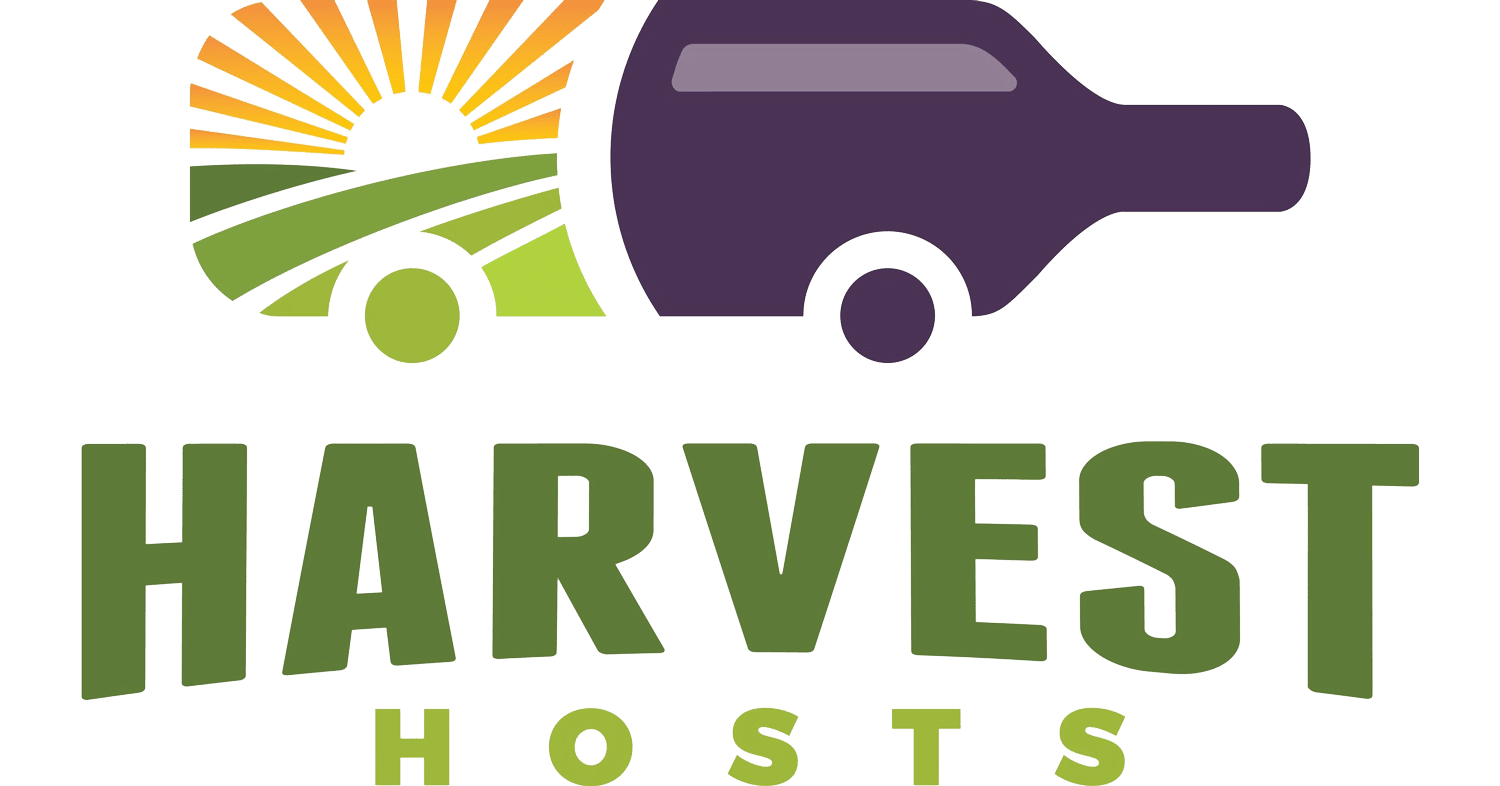 Multi-color Harvest Host logo