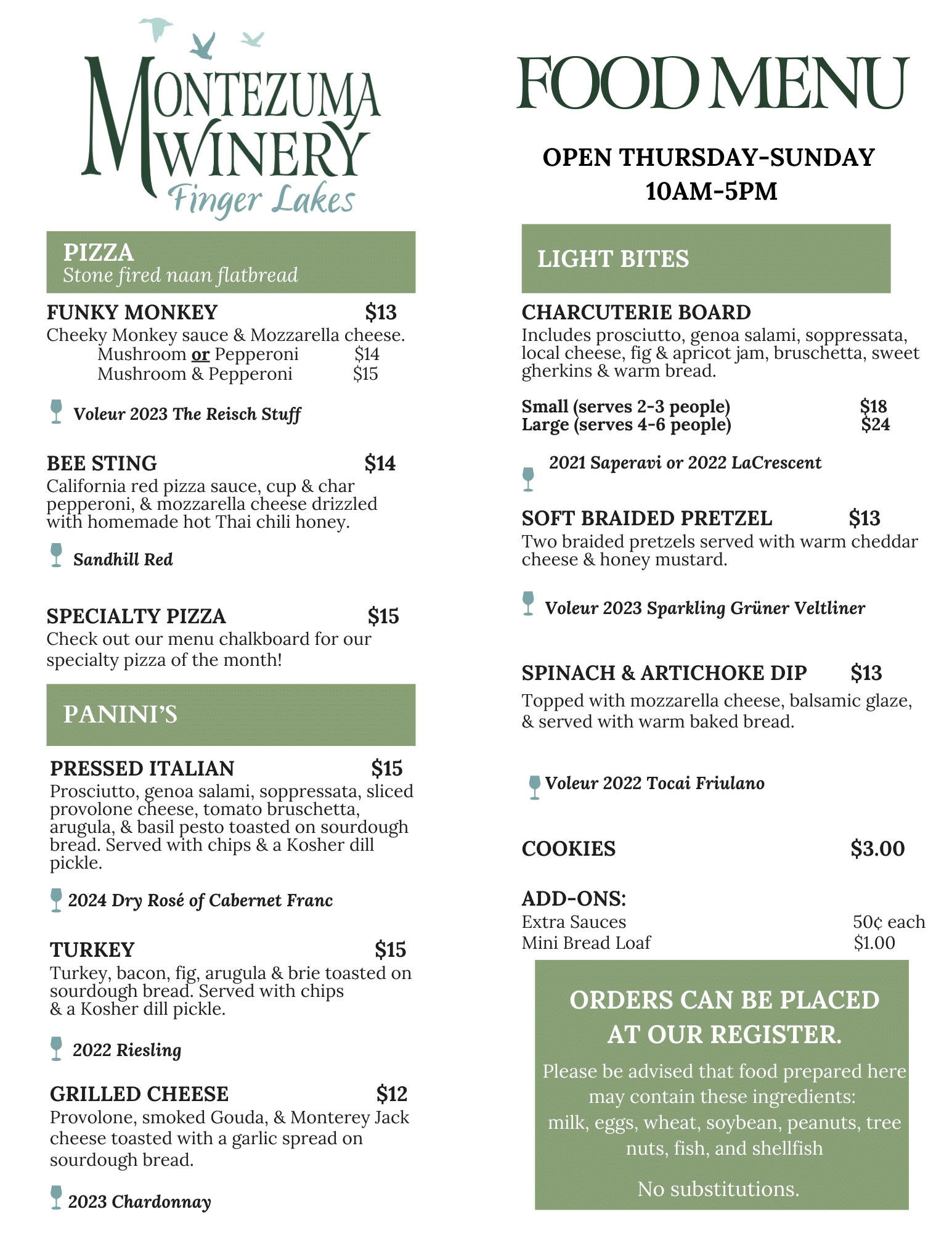 FLX Kitchen Menu_May2025