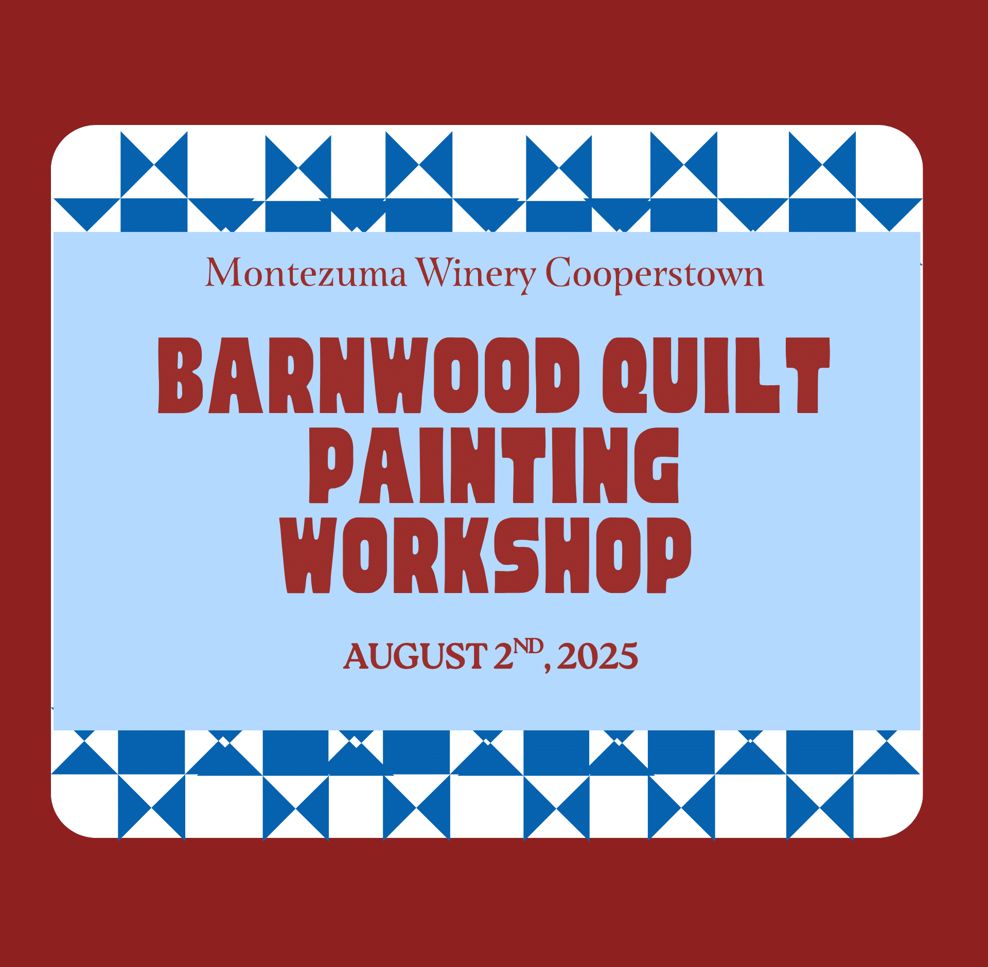 Barn_Quilt_Painting_at Montezuma_Winery_Cooperstown