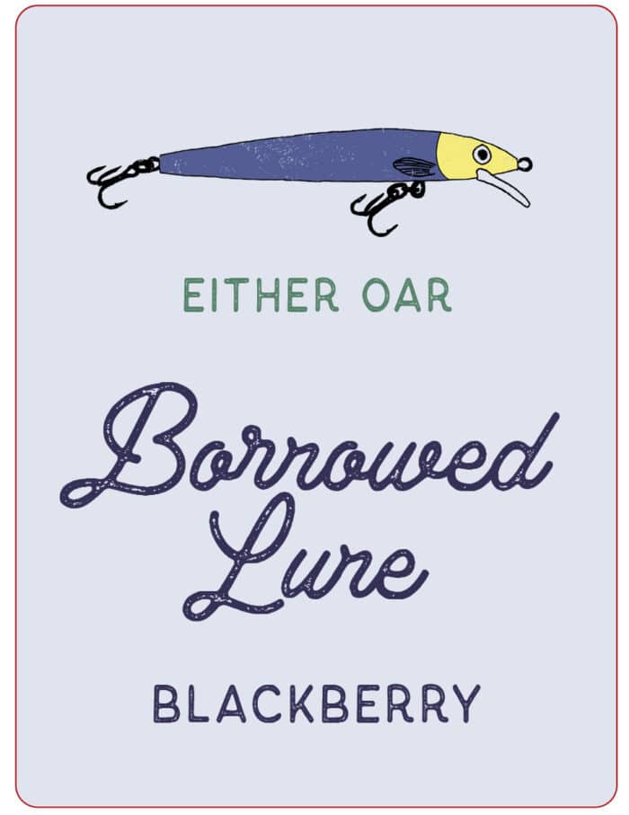 Either Oar Borrowed Lure Blackberry