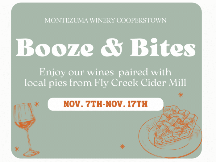 Booze & Bites: Wine & Pie Flight