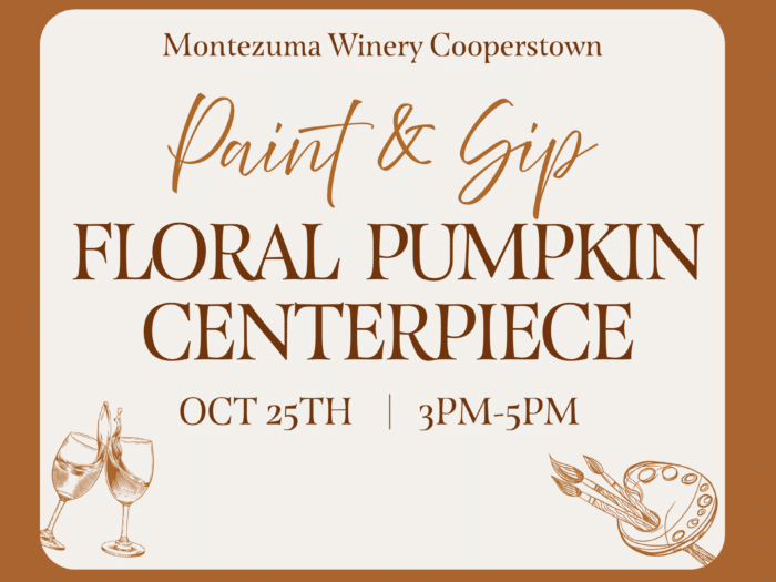 Floral Pumpkin Paint & Sip