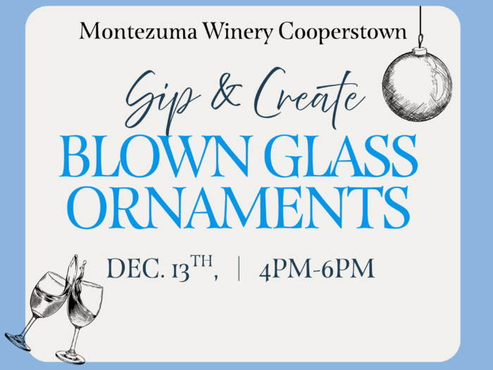 Sip & Create: Blown Glass Ornaments