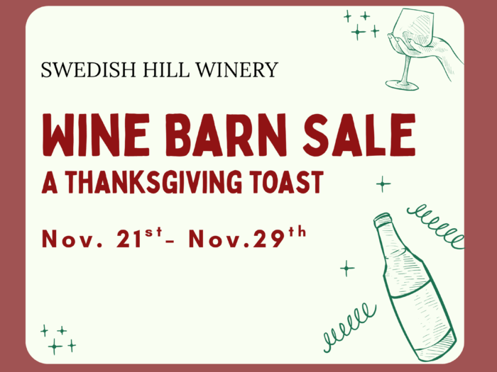 Wine Barn Sale: A Thanksgiving Toast