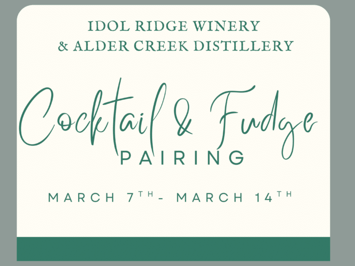 Cocktail & Fudge Pairing