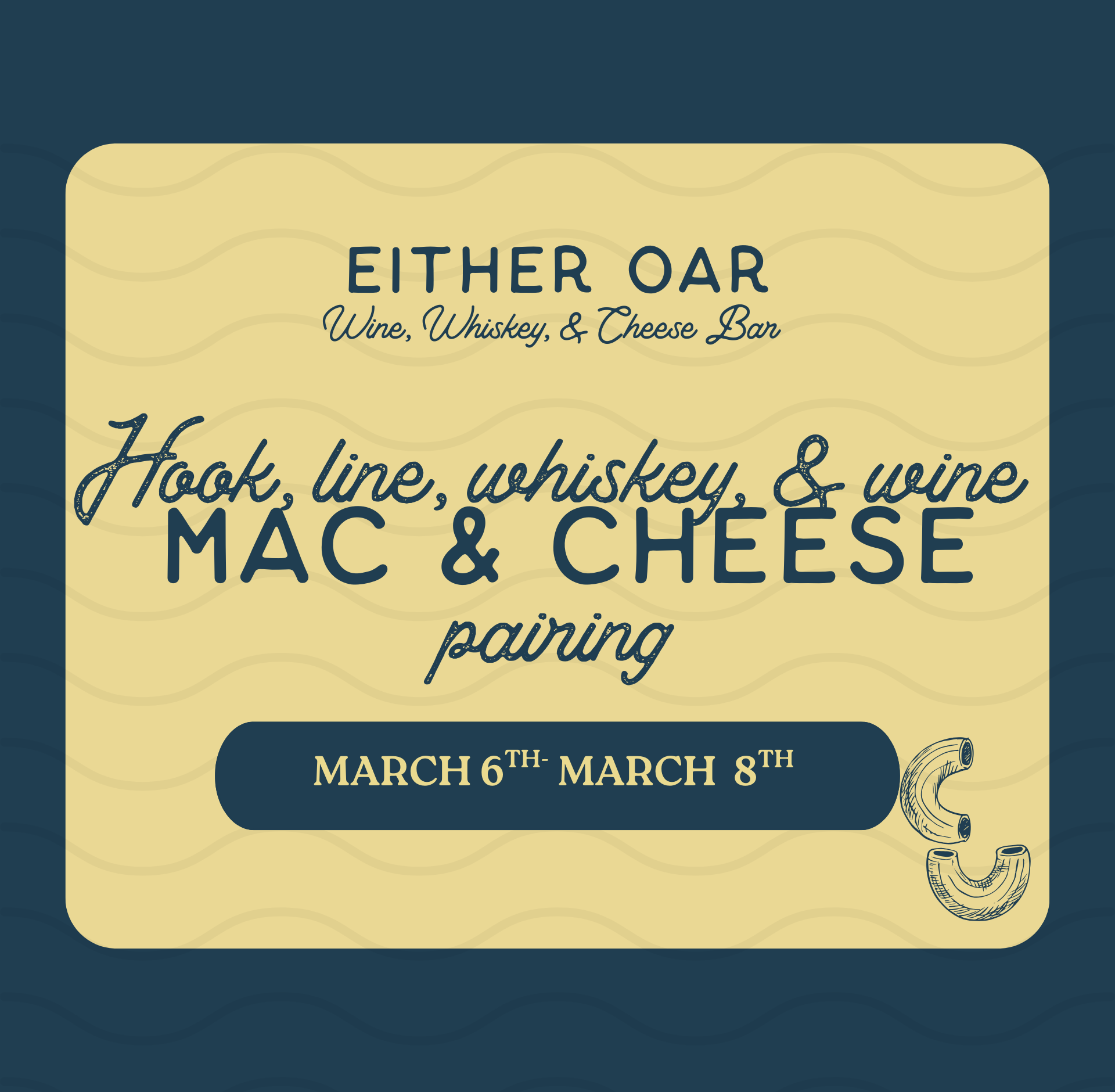 Hook, line, whiskey & wine mac & cheese pairing (1)