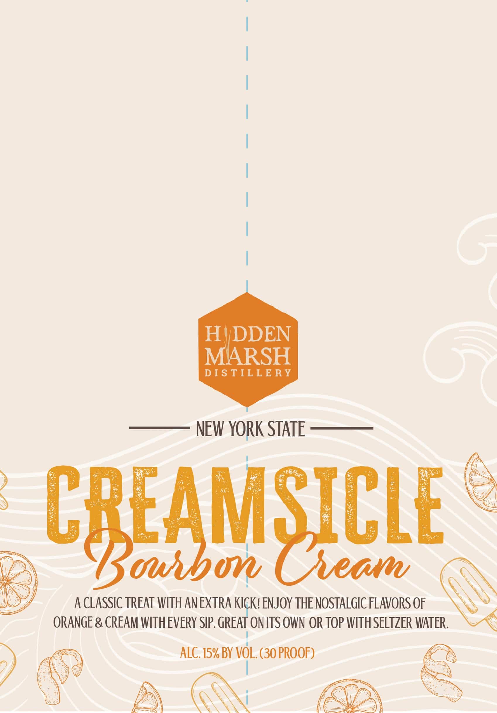 Hidden Marsh Creamsicle Bourbon Cream