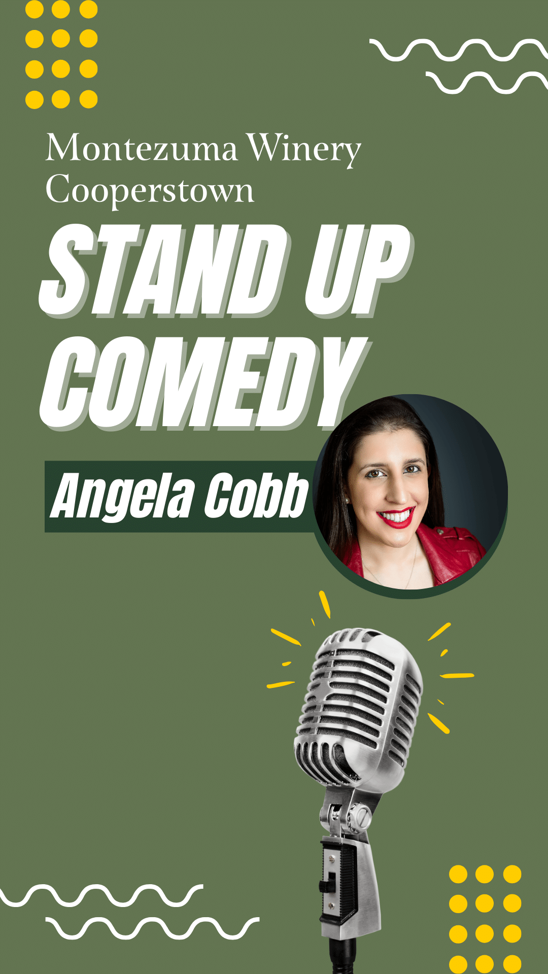 Stand Up Comedy Night @ Montezuma Winery Cooperstown