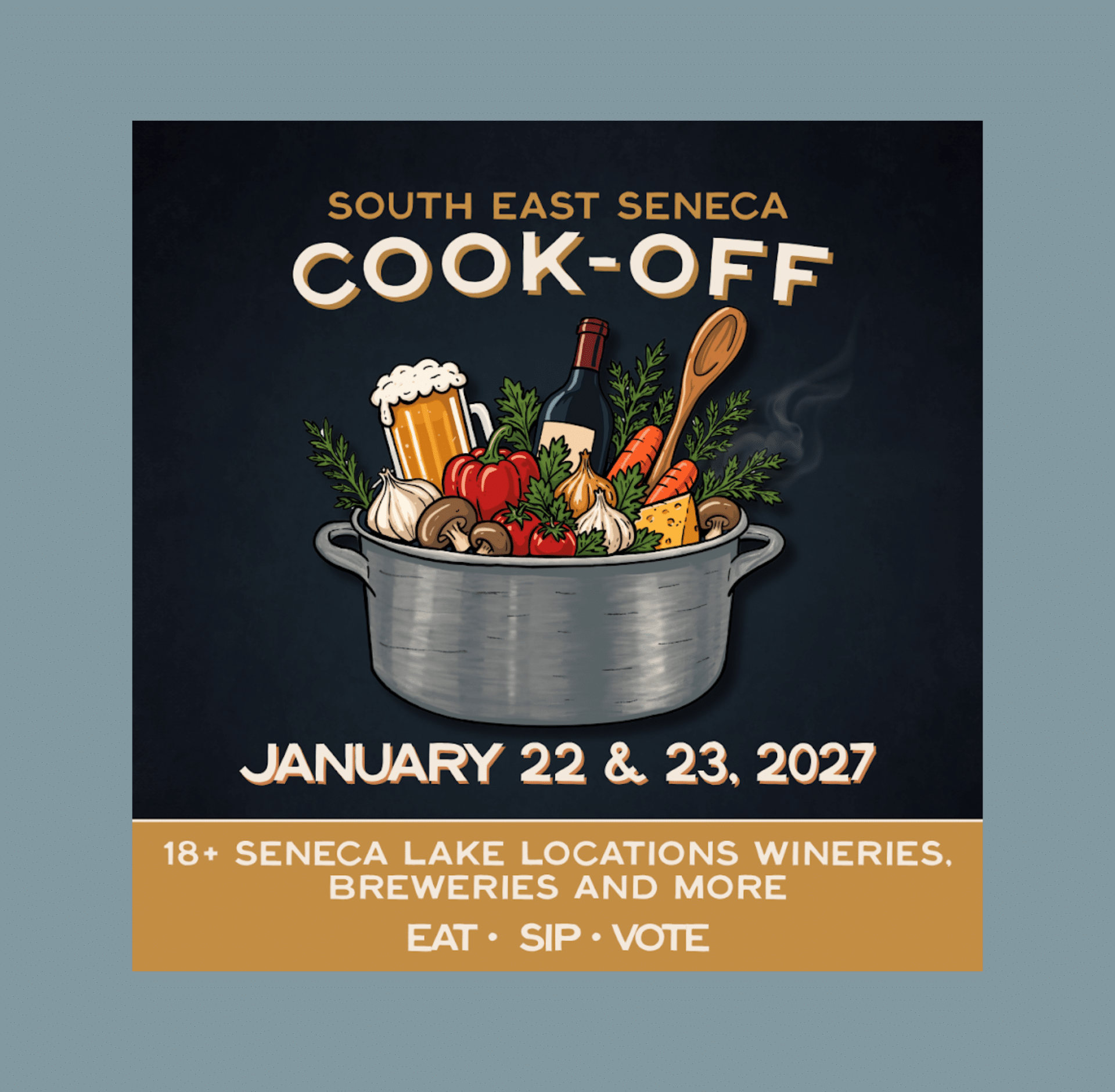 South East Seneca Cook Off on January 22 & 23rd 2027