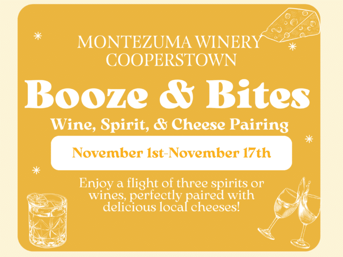 Booze & Bites: Wine, Spirit, & Cheese Pairing