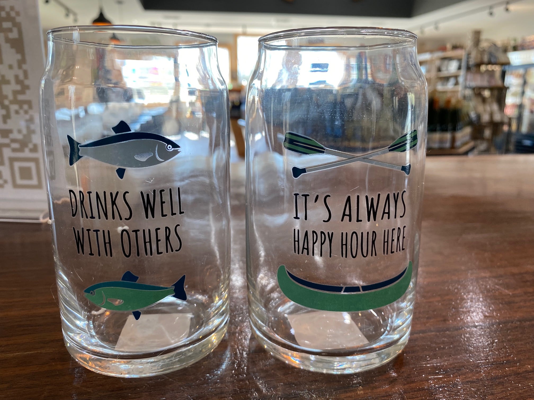 GLASS CAN SHAPED GLASS